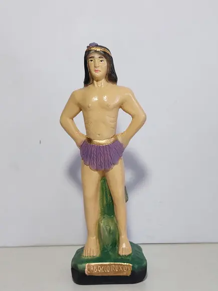 Caboclo Roxo Imagem Caboclo Cacique Roxo com Pele Clara