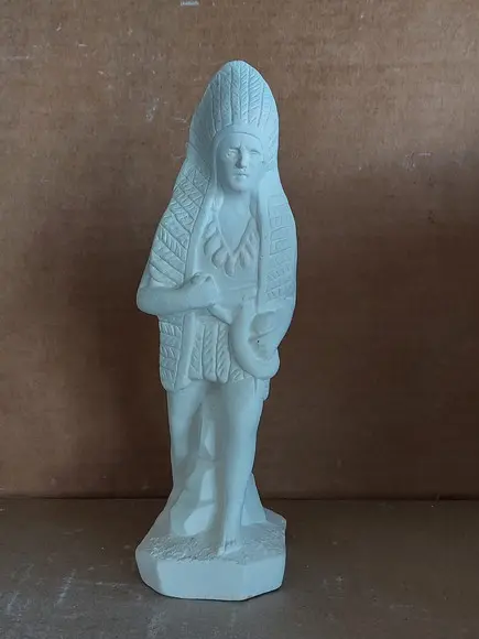 Caboclo sem Nome Imagem Caboclo Peri Escultura Índio