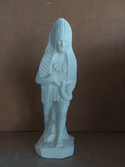Caboclo sem Nome Imagem Caboclo Peri Escultura Índio