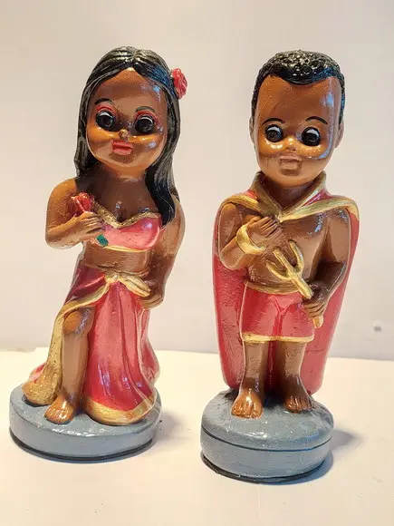 Casal Baby Imagem Exu Baby e Pomba Gira Baby
