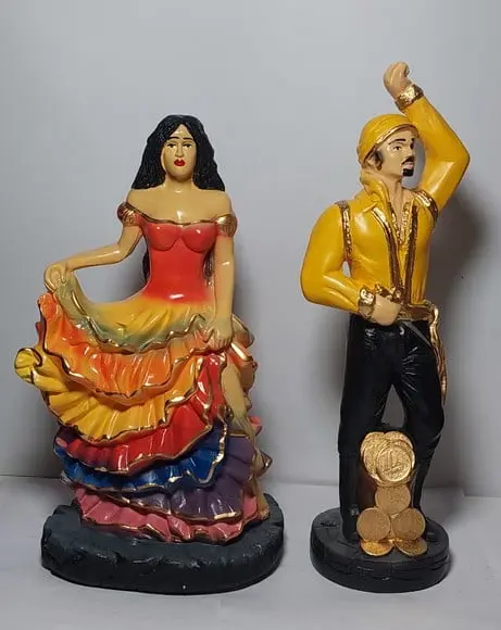 Casal Ciganos Imagem Cigana do Amor Cigano Vladimir do Ouro