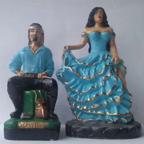Casal Ciganos Imagem Cigana Yasmim e Cigano Pablo