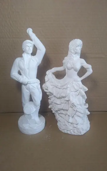 Casal de Cigano do Ouro Imagem Cigana do Ouro 7 Saias Amor