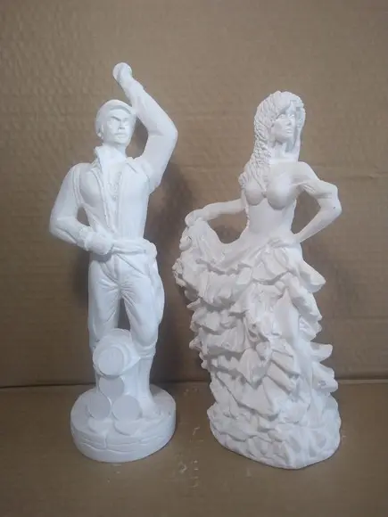 Casal de Cigano do Ouro Imagem Cigana do Ouro 7 Saias Amor