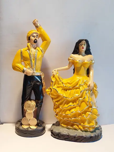 Casal de Ciganos Cigano do Ouro e Cigano Milionário do Ouro