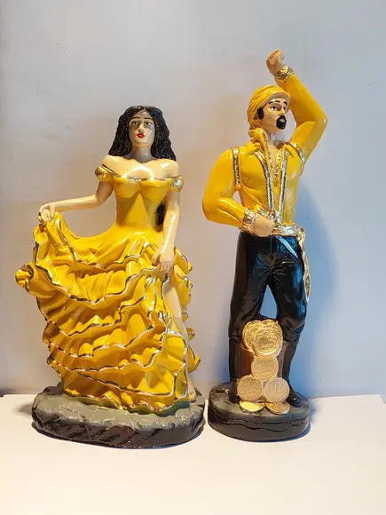 Casal de Ciganos Cigano do Ouro e Cigano Milionário do Ouro
