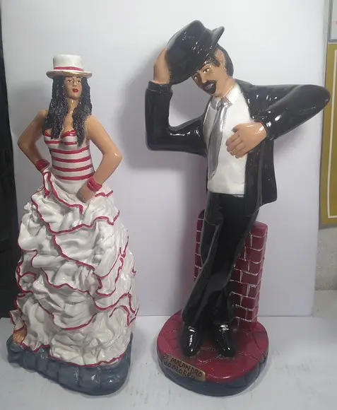 Casal de Malandros Imagem Maria Malandra e Zé Malandro Morro