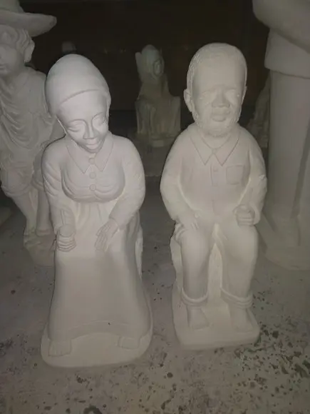Casal Preto Velhos Imagem Preta Velha Preto Velho 2 com 60cm