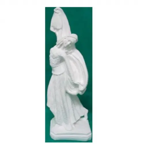 Cigana do Leque Imagem Rainha das Ciganas com Véu Esmeralda