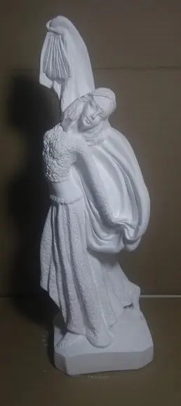 Cigana do Leque Imagem Rainha das Ciganas com Véu Esmeralda