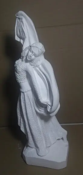 Cigana do Leque Imagem Rainha das Ciganas com Véu Esmeralda