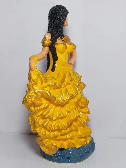 Cigana do Ouro Imagem Cigana sem Nome P/batismo com Pedraria
