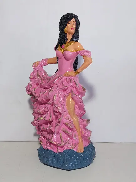 Cigana Rosa Imagem Cigana do Amor sem Nome para Batismo
