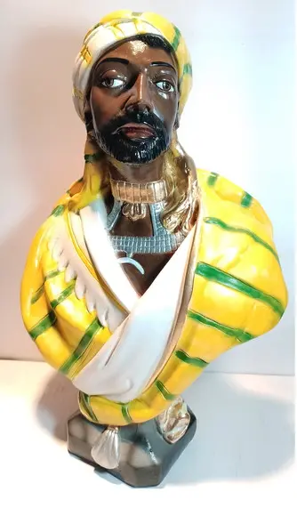 Cigano Árabe Imagem Cigano Arabe do Ouro Escultura Busto
