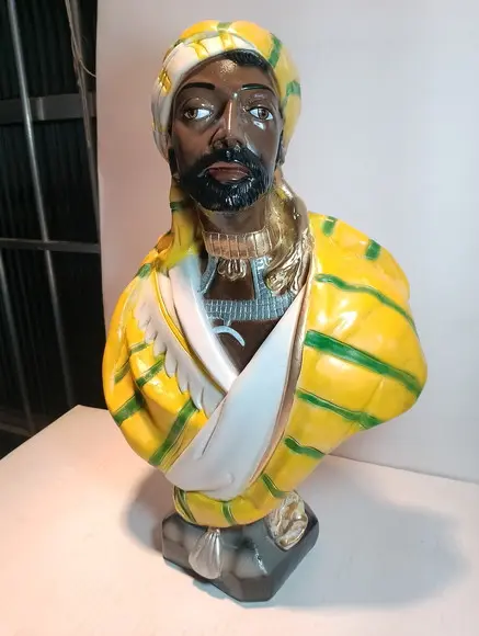 Cigano Árabe Imagem Cigano Arabe do Ouro Escultura Busto