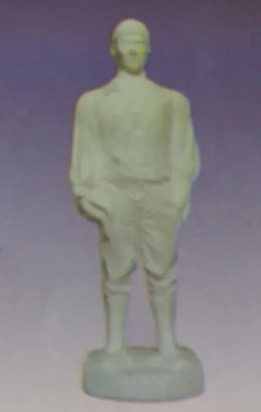 Cigano Ramon Imagem Cigano Carlos Escultura em Gesso Cru
