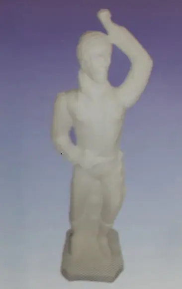 Cigano Vladimir Imagem Cigano Igor Imagem em Gesso Cru 60cm