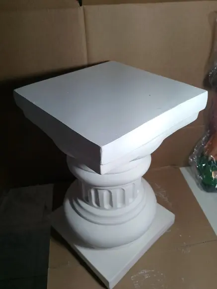 Coluna Grande 40cm Escultura Pedestal Colocar Peças Grandes