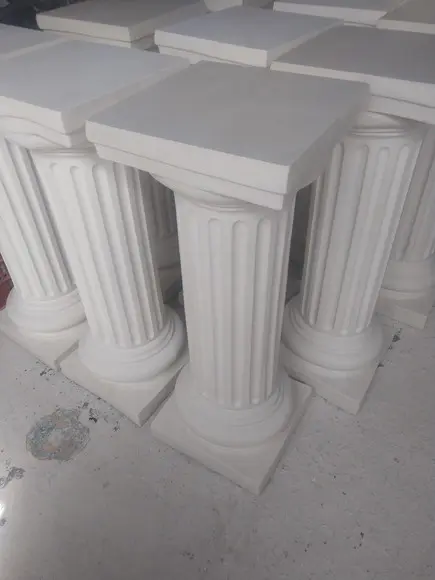 Coluna Grande 40cm Escultura Pedestal Colocar Peças Grandes