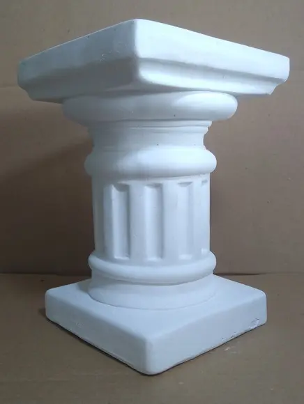 Coluna Romana Escultura Coluna Pilar Reforçada em Gesso