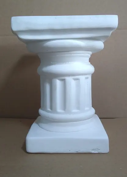 Coluna Romana Escultura Coluna Pilar Reforçada em Gesso