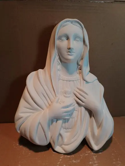 Coração de Maria Imagem Placa de Parede Sagrado Coração