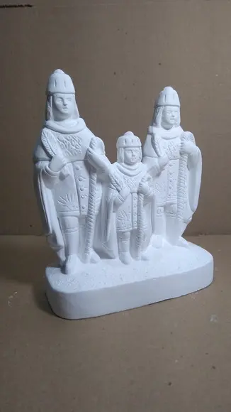 Cosme Damião e Doum Imagem Cosme Damião com Doum Escultura