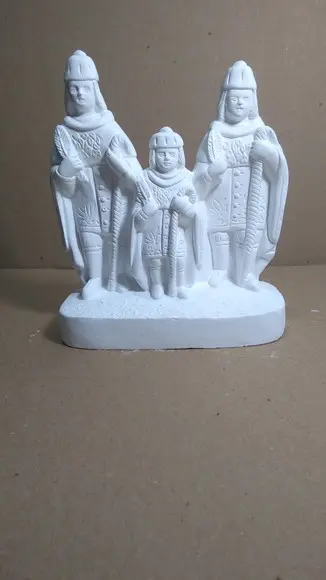 Cosme Damião e Doum Imagem Cosme Damião com Doum Escultura