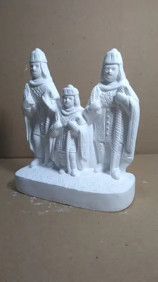 Cosme Damião e Doum Imagem Cosme Damião com Doum Escultura
