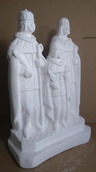 Cosme Damião e Doum Imagem São Cosme Damião Doum Gesso Cru