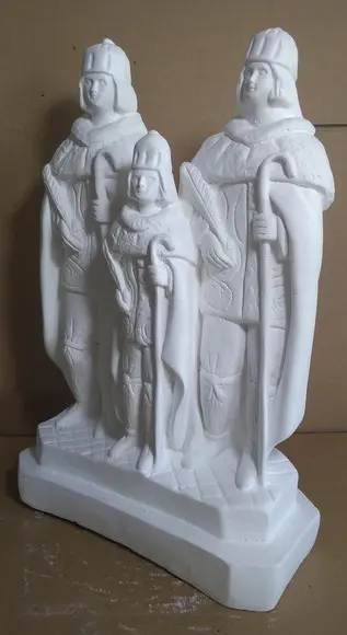 Cosme Damião e Doum Imagem São Cosme Damião Doum Gesso Cru