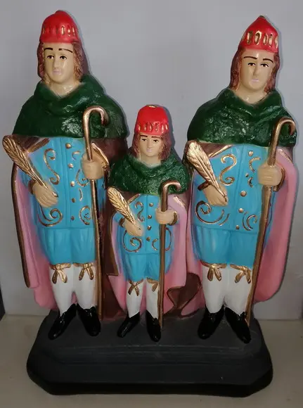 Cosme Damião e Doum Imagem São Cosme e São Damião com 40cm