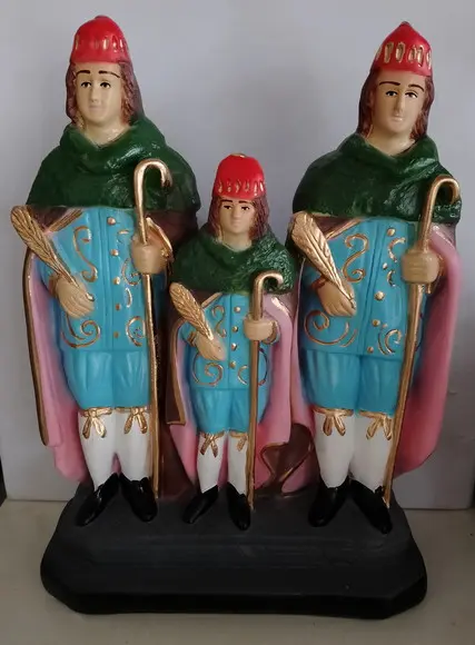 Cosme Damião e Doum Imagem São Cosme e São Damião com 40cm