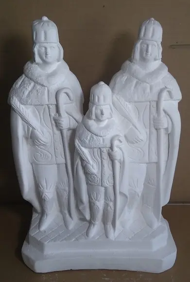 Cosme Damião e Doum Imagem São Cosme Damião Doum Gesso Cru