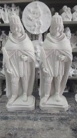 Cosme e Damião Imagem São Cosme e São Damião 60cm