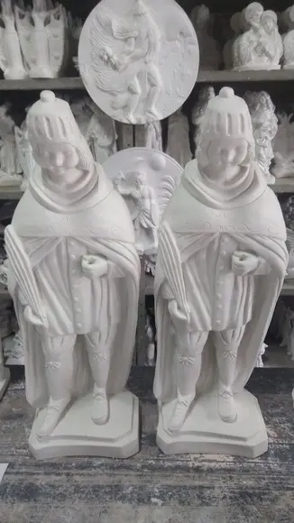 Cosme e Damião Imagem São Cosme e São Damião 60cm