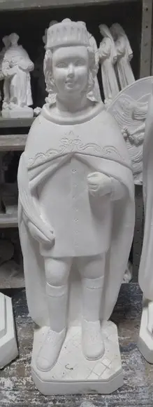 Cosme Individual ou Damião Sozinho em Gesso Cru 40cm