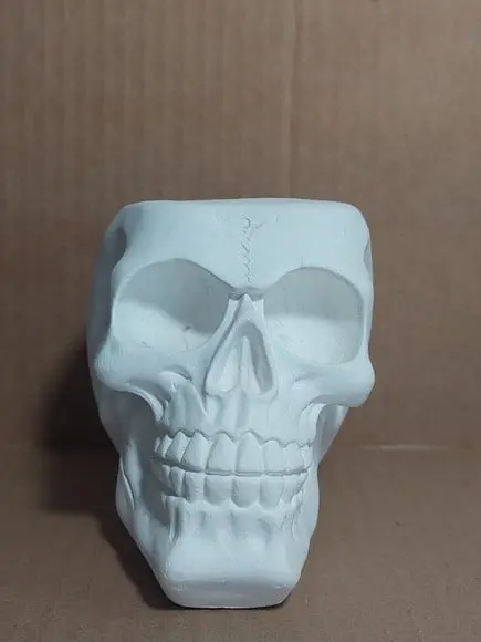 Cranio Caveira com Porta Vela 7 Dias Imagem Cranio