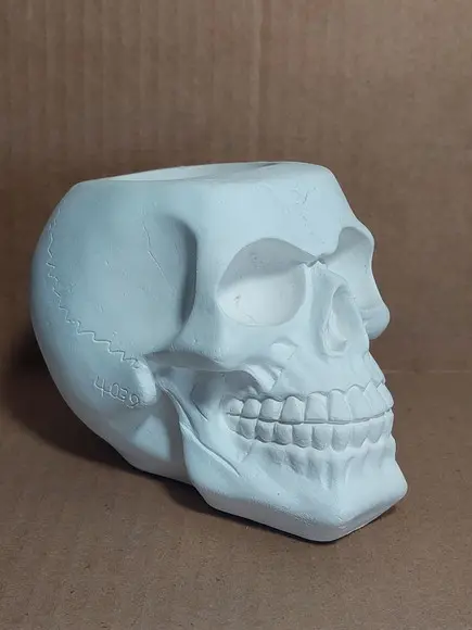 Cranio Caveira com Porta Vela 7 Dias Imagem Cranio