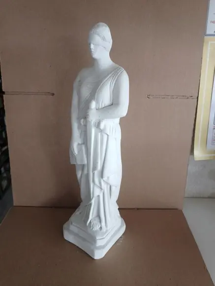 Deusa da Justiça Imagem Themis Deusa em Gesso Cru 2 Modelos