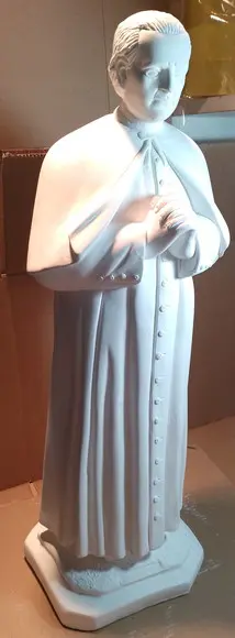 Dom Bosco Imagem Santo Dom São Bosco Escultura c/ 63cm Gesso
