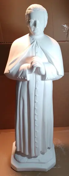 Dom Bosco Imagem Santo Dom São Bosco Escultura c/ 63cm Gesso