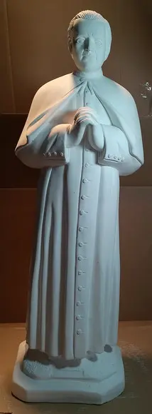 Dom Bosco Imagem Santo Dom São Bosco Escultura c/ 63cm Gesso
