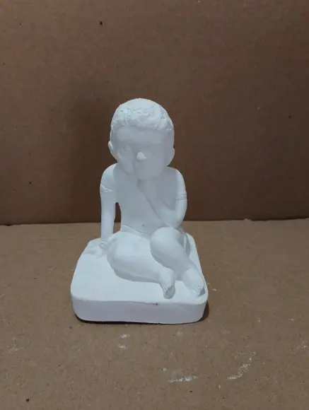 Ere Menino Imagem Menino Africano Ere Escultura Gesso