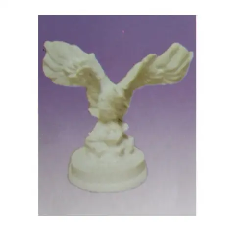 Escultura Águia Pequena Imagem em Gesso Cru para Pintar