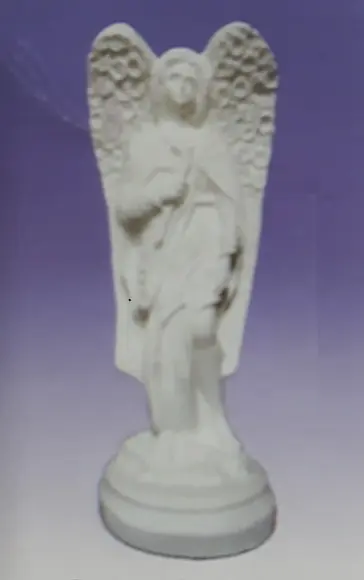 Escultura Anjo Gabriel Imagem em Gesso Cru para Pintar