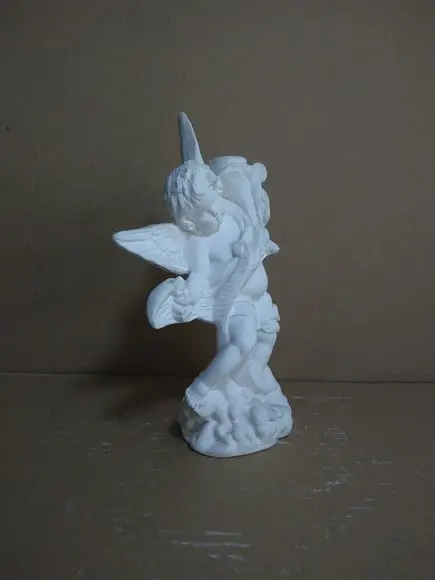 Escultura Anjo Itália Imagem em Gesso Cru para Pintar