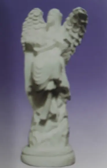 Escultura Anjo Isaphkiel Escultura em Gesso Cru para Pintar