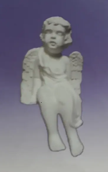 Escultura Anjo Príncipe Imagem em Gesso Cru para Pintar