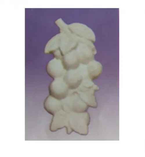 Escultura Aplique de Cereja de Parede para Pintar em Gesso